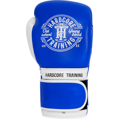 Боксерские перчатки Hardcore Training Premium Blue - фото 1