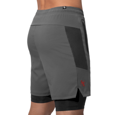 Спортивные шорты Hayabusa Men’s Layered Performance Shorts Dark Grey - фото 1