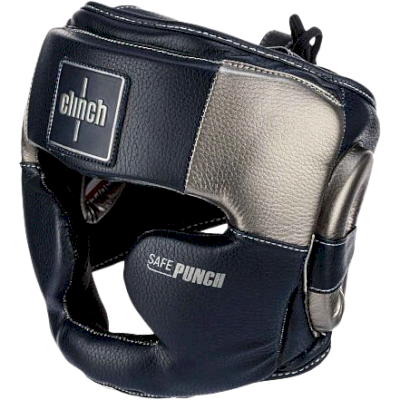 Боксерский шлем Clinch Punch 2.0 Full Face темносине-бронзовый - фото 1