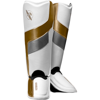 Защита Голени Hayabusa T3 Full Back White/Gold