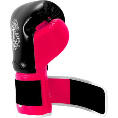 Боксерские перчатки Hardcore Training HardLea Black/Pink - фото 2