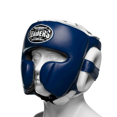 Боксерский шлем Leaders LS MEX Blue - фото 1
