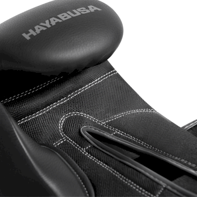 Боксерские перчатки Hayabusa S4 Leather Boxing Gloves Black - фото 1