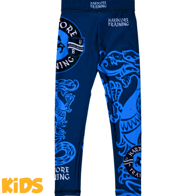 Детские компрессионные штаны Hardcore Training Heraldry Blue
