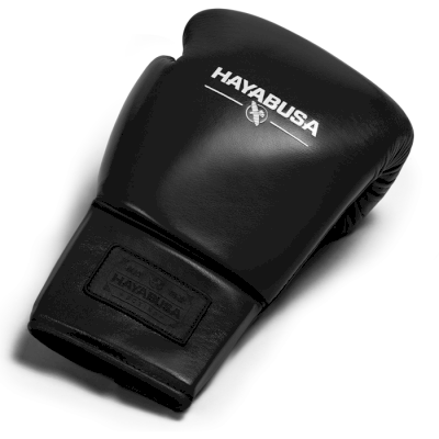 Перчатки на шнурках Hayabusa Pro Lace Boxing Gloves Black - фото 1