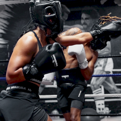 Перчатки на шнурках Hayabusa Pro Lace Boxing Gloves Black - фото 4