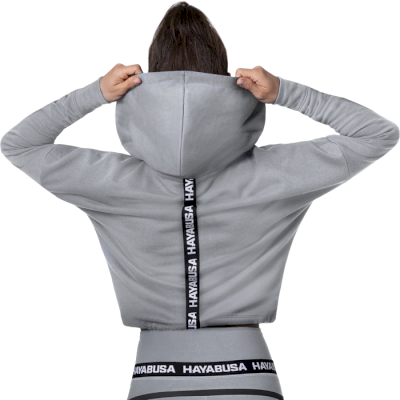 Худи Hayabusa Women’s Cozy Fleece Cropped Hoodie Grey - фото 2