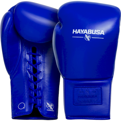 Перчатки на шнурках Hayabusa Pro Lace Boxing Gloves Blue