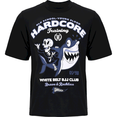 Футболка Hardcore Training Great White Black Oversized Fit - фото 1