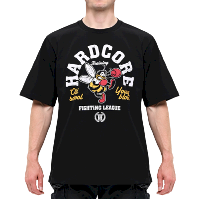 Футболка Hardcore Training Fighting League Black Oversized Fit - фото 3