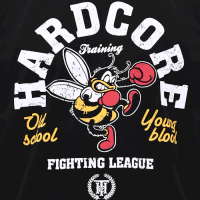 Футболка Hardcore Training Fighting League Black Oversized Fit - фото 5