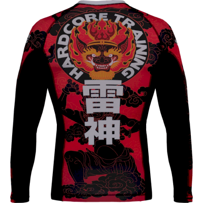 Рашгард Hardcore Training Raijin Black/Red LS - фото 1