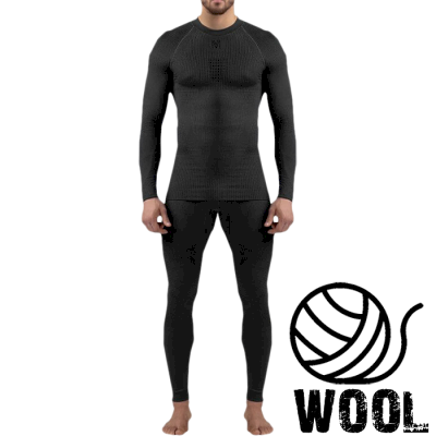 Комплект мужского термобелья V-Motion Tactic Wool Черный