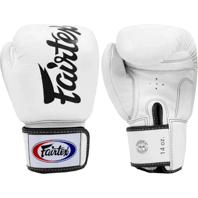 Боксерские перчатки Fairtex BGV19 Tight Fit Deluxe White - фото 2