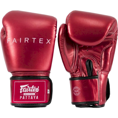 Боксерские перчатки Fairtex BGV22 Metallic Red - фото 2