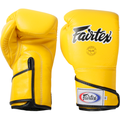 Боксерские перчатки Fairtex BGV6 Yellow - фото 2