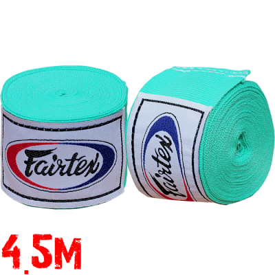 Боксерские бинты Fairtex Mint Green 4.5м - фото 1