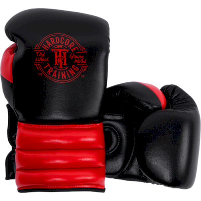 Боксерские перчатки Hardcore Training GRT1 Boxing Gloves Black/Red