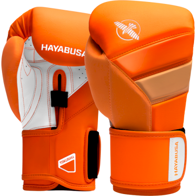 Боксерские перчатки Hayabusa T3 Neon Orange
