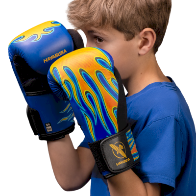 Детские боксерские перчатки Hayabusa S4 Flames - фото 1