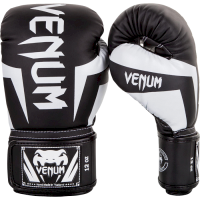 Перчатки Venum Elite Black/White - фото 3