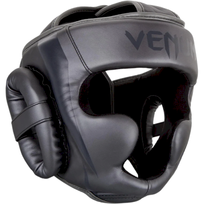 Боксерский шлем Venum Elite Grey/Grey Taille Unique