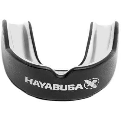 Боксерская капа Hayabusa Combat Mouth Guard Black/White