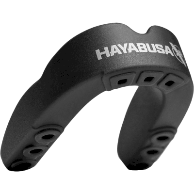 Боксерская капа Hayabusa Combat Mouth Guard Black/Gold - фото 1