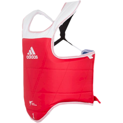 Двухсторонняя защита корпуса Adidas Adult Body Protector Reversible WT сине-красная - фото 2