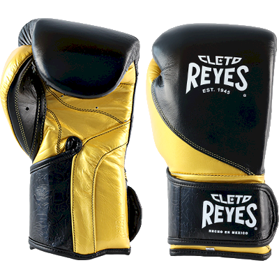 Тренировочные перчатки Cleto Reyes E700 Black/Gold - фото 1