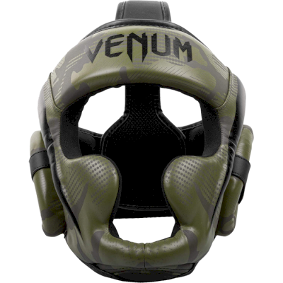 Боксерский шлем Venum Elite Khaki Camo - фото 1
