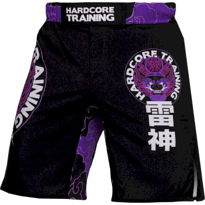 Шорты Hardcore Training Raijin Black/Purple - фото 1