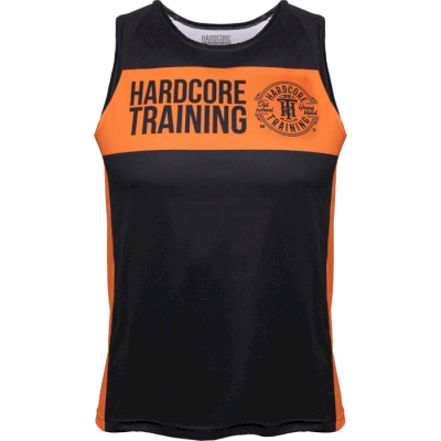 Тренировочная майка Hardcore Training Black/Orange