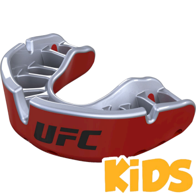 Детская капа UFC Opro Gold Level UFC Red/Silver