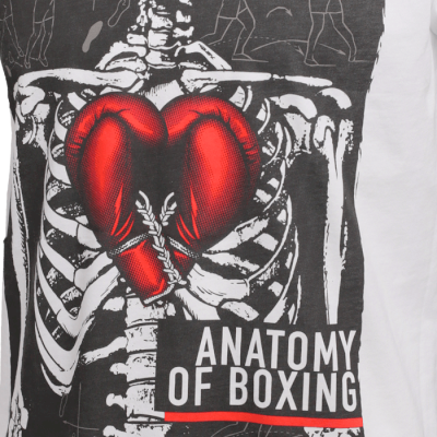 Футболка Hardcore Training Anatomy Of Boxing White - фото 3