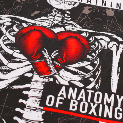 Футболка Hardcore Training Anatomy Of Boxing White - фото 4