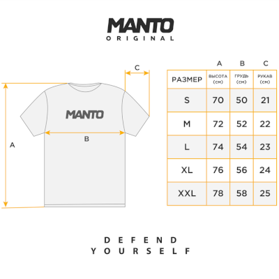 Футболка Manto Defend 2.0 Black/Black - фото 4