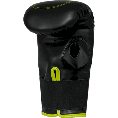 Снарядные перчатки Hardcore Training Black/Yellow - фото 2