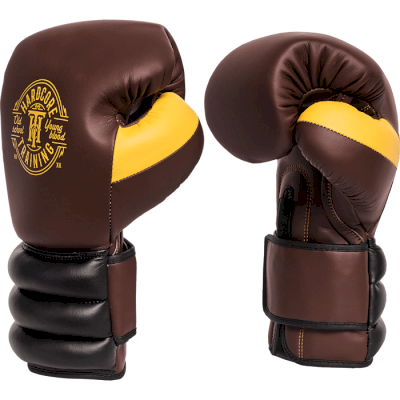 Боксерские перчатки Hardcore Training GRT1 Boxing Gloves Brown/Black/Yellow