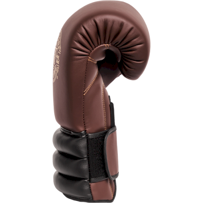 Боксерские перчатки Hardcore Training GRT1 Boxing Gloves Brown/Black/Yellow - фото 3