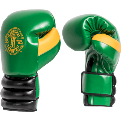 Боксерские перчатки Hardcore Training GRT1 Boxing Gloves Green/Black/Yellow