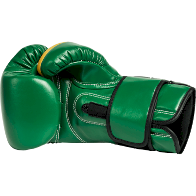 Боксерские перчатки Hardcore Training GRT1 Boxing Gloves Green/Black/Yellow - фото 4