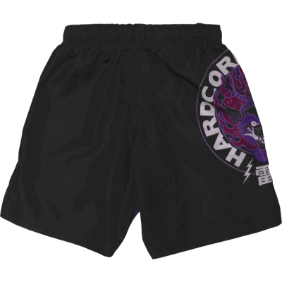 Детские шорты Hardcore Training Raijin Black/Purple - фото 3