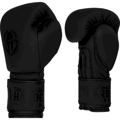 Боксерские перчатки Hardcore Training Helmet PU Black/Black