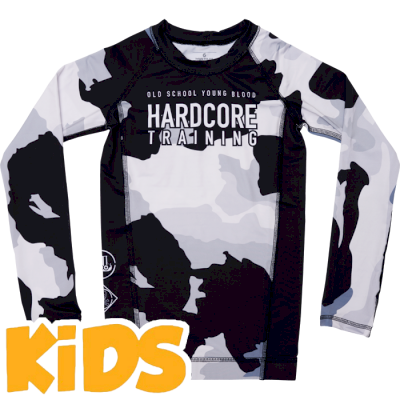 Детский рашгард Hardcore Training Cow Camo LS