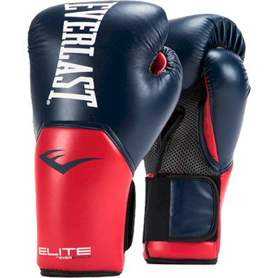 Боксерские перчатки Everlast Elite ProStyle Navy/Red