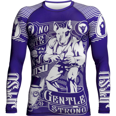 Рашгард Jitsu Gentle & Strong Navy - фото 5