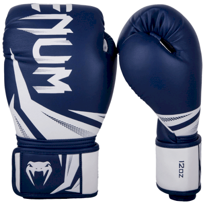 Перчатки Venum Challenger 3.0 Navy Blue/White - фото 1