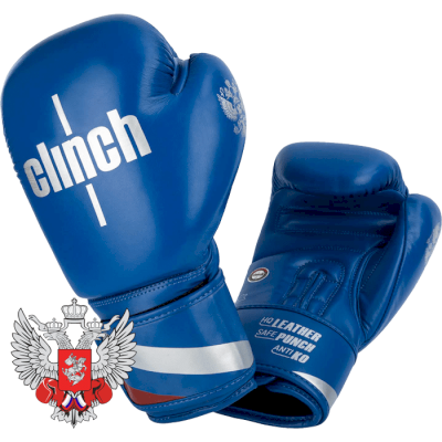 Перчатки для бокса Clinch Olimp Plus Blue