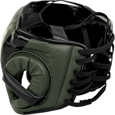 Боксерский шлем Venum Proboxing Cheek Headgear Linares Edition Khaki/Black/Gold - фото 3